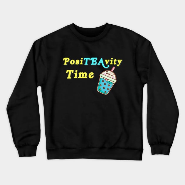 Cute boba tea Crewneck Sweatshirt by Blacklinesw9